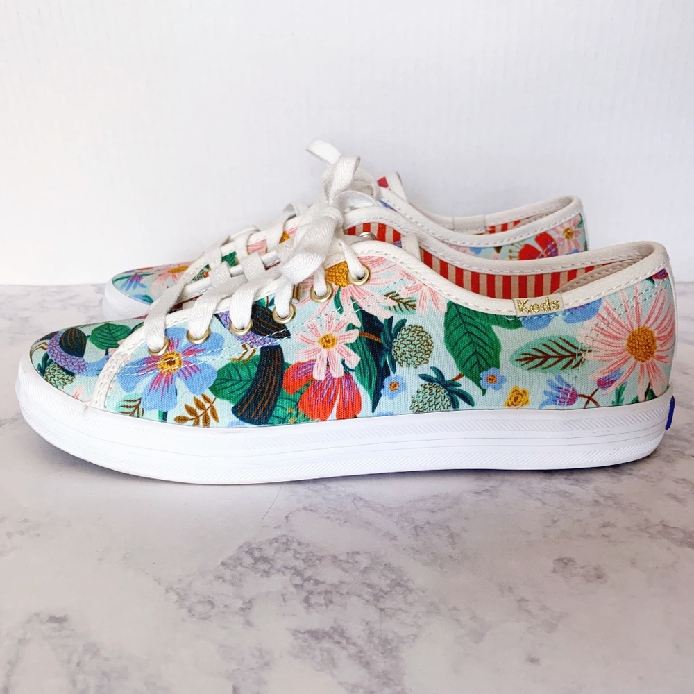 Keds x Rifle Paper Co. Kickstart Dovecote Sneaker - Size 7